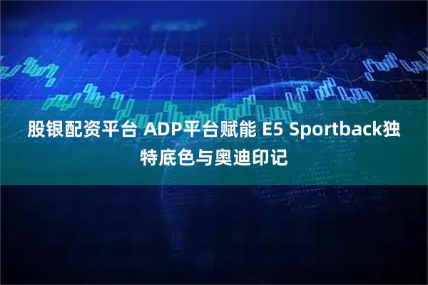 股银配资平台 ADP平台赋能 E5 Sportback独特底色与奥迪印记