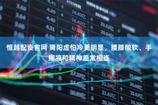 恒越配资官网 肾阳虚怕冷更明显,腰膝酸软、手脚凉和精神差常相连